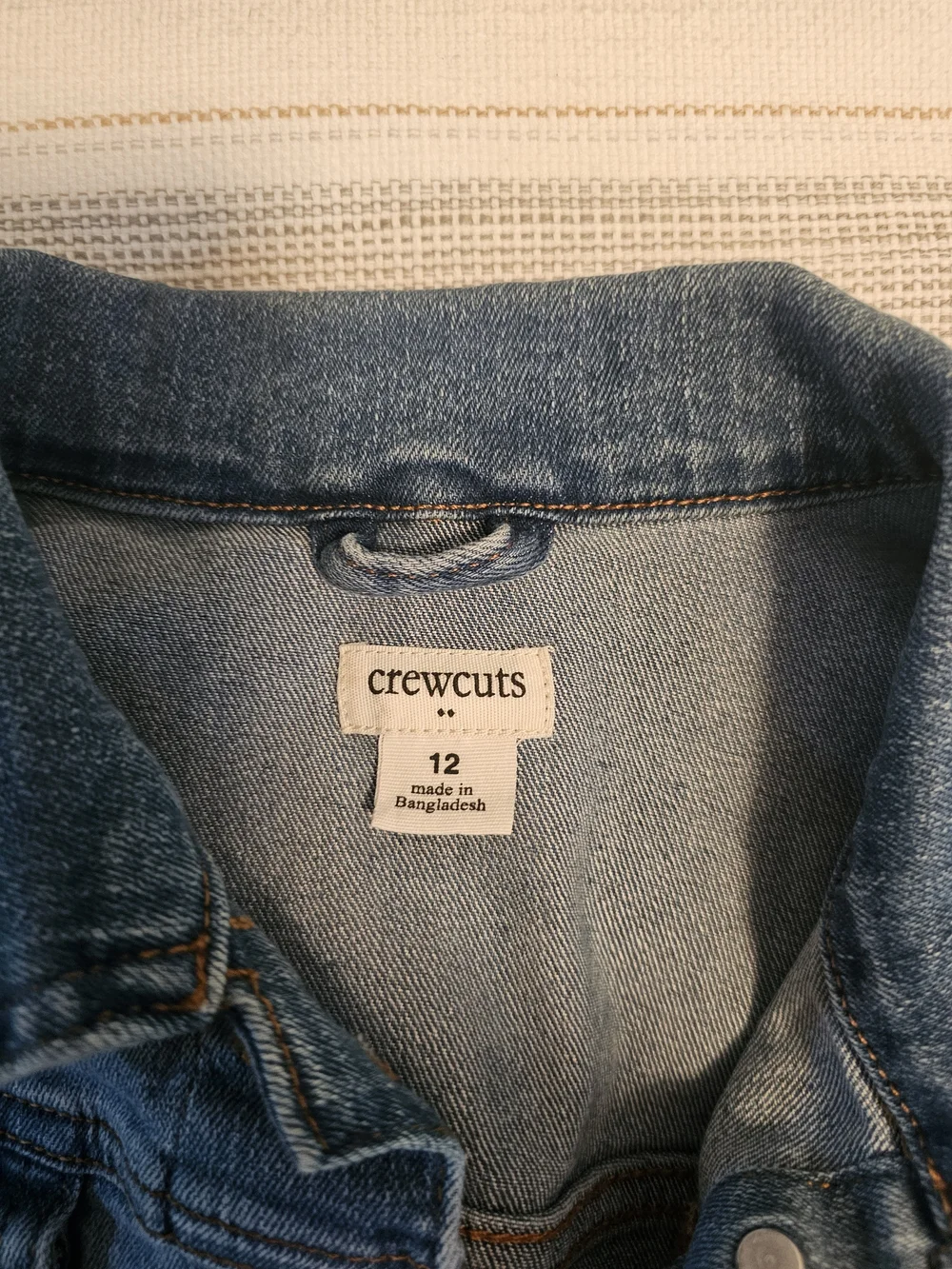 Crewcuts Girls Light Wash Denim Jacket
